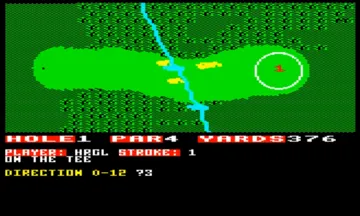 Electron-BBC Golf (1986)(Yes! Software) screen shot game playing